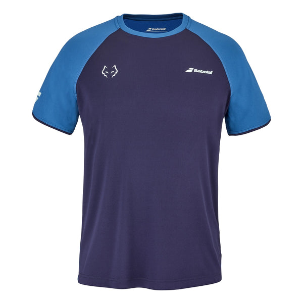 BABOLAT Crew Neck Tee Lebron noir bleu mypadel.shop