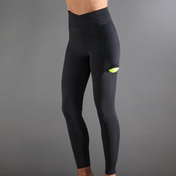 ENDLESS Collant Cross Pocket Femme - noir