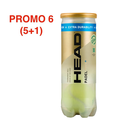 HEAD Padel Pro S+ (3) / Promo 6-pack