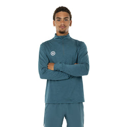 THE INDIAN MAHARADJA Men Half Zip Long Sleeve