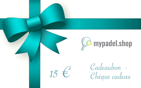 Padel giftcard - mypadel.shop cadeaubon - mypadel.shop